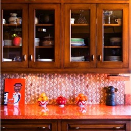 Design For Living Topanga Kitchen Red